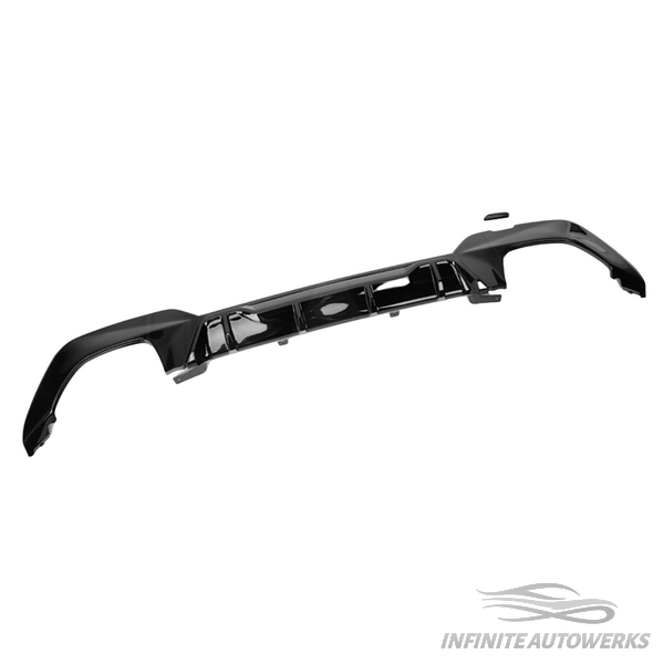 BMW G20 3-Series Pre-LCI 330i M-Sport M340i M Performance Style Rear Diffuser - Gloss Black