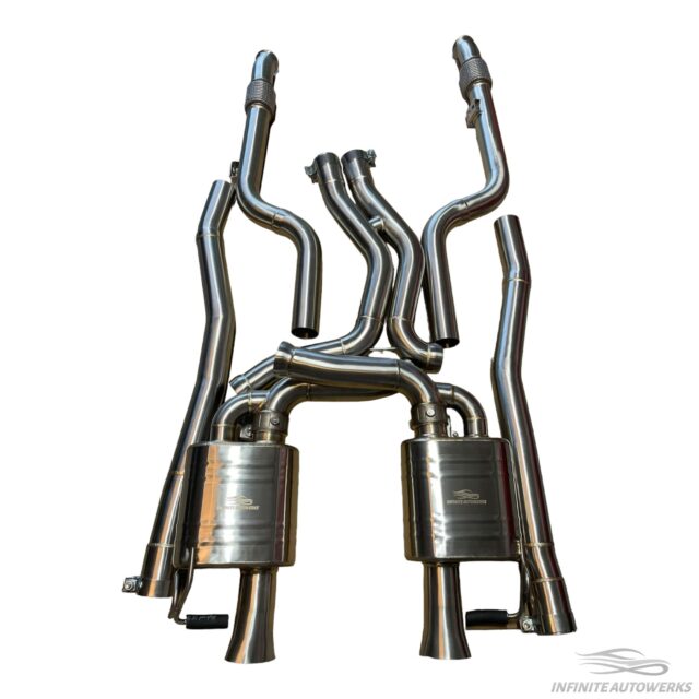 IAW Valved Exhaust System Mercedes C400/C450/C43 W205