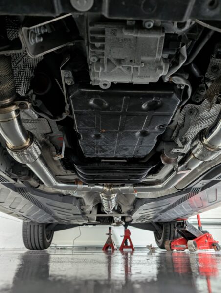 IAW Valved Exhaust System Mercedes C400/C450/C43 W205 photo review