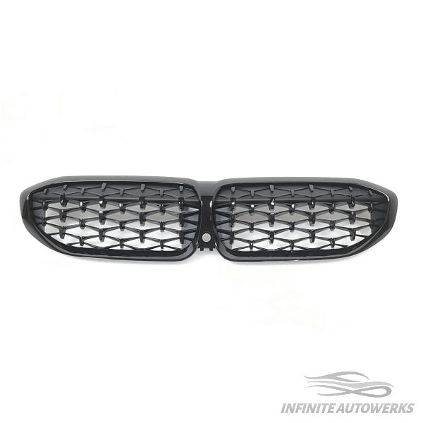 Genuine OEM BMW M Performance G20 M340i Pre-LCI Shadowline Front Grille - Diamond