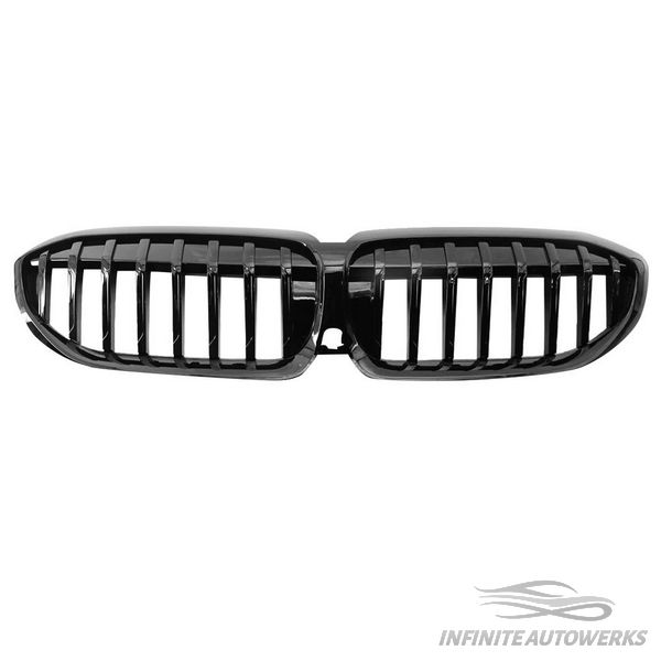 Genuine OEM BMW M Performance G20 M340i Pre-LCI - Shadowline Front Grille - Vertical Slat