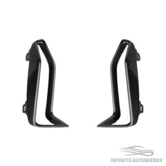 IAW Carbon BMW G20 3-Series M340i Pre-LCI Front Bumper Lower Duct Set - Carbon Fiber