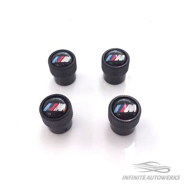 Genuine OEM BMW M Valve Stems - Black