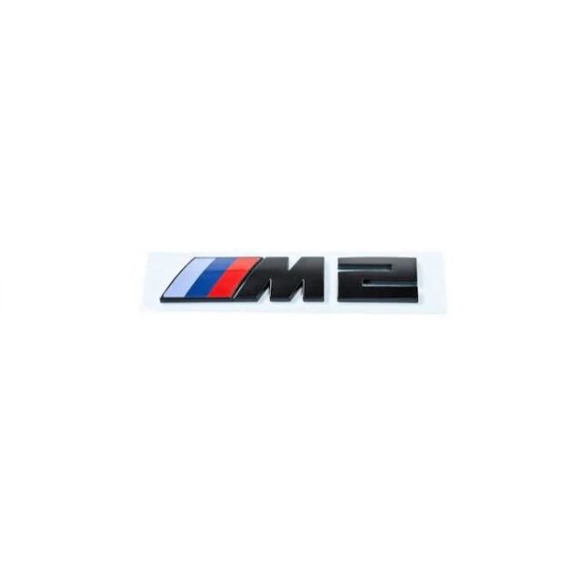 Genuine OEM BMW M2 F87 Rear Badge - Gloss Black