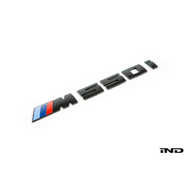 IND G30 M550i Painted Trunk Emblem