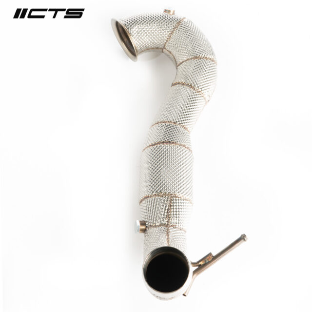 CTS TURBO 3.5″ DOWNPIPE HIGH-FLOW CAT FOR MERCEDES-BENZ M133 A45/CLA45/GLA45 AMG