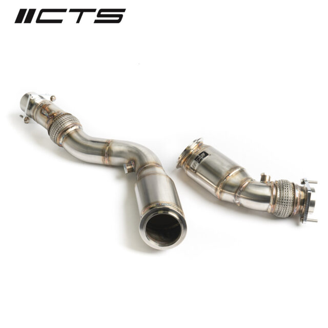 CTS TURBO 3″ STAINLESS STEEL HIGH-FLOW CATS BMW S55 F80 F82 F87 M3/M4/M2 COMPETITION