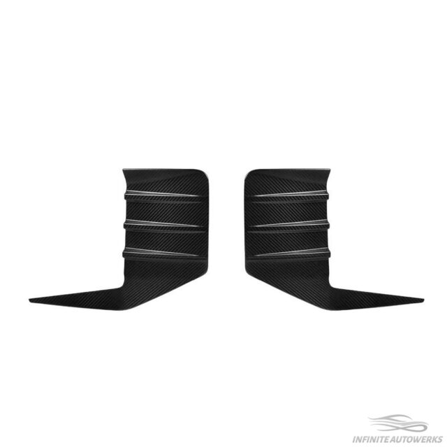 IAW Carbon BMW G87 M2 Rear Bumper Trims - Dry Carbon Fiber