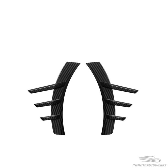 IAW Carbon BMW G87 M2 Rear Vent Trims - Dry Carbon Fiber