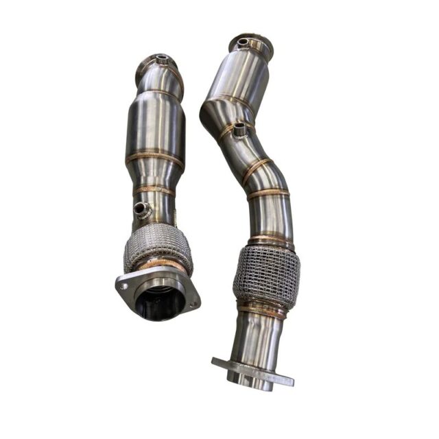 Active Autowerke BMW S58 F97/F98 X3M/X4M Downpipes w GESI CAT