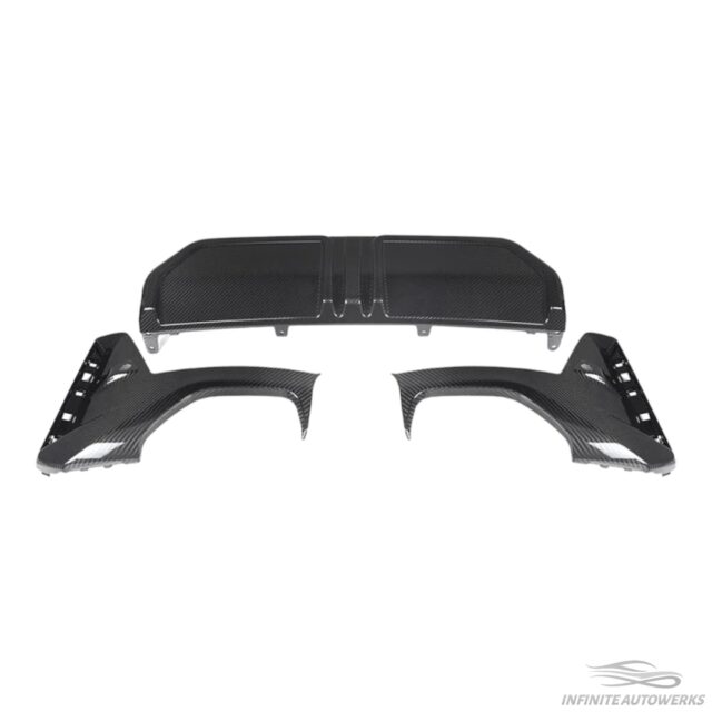 IAW Carbon BMW G20 3-Series LCI M340i OE Style Diffuser - Dry Carbon Fiber