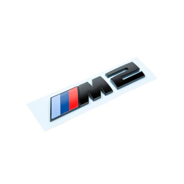 GENUINE OEM BMW M2 G87 REAR BADGE – GLOSS BLACK