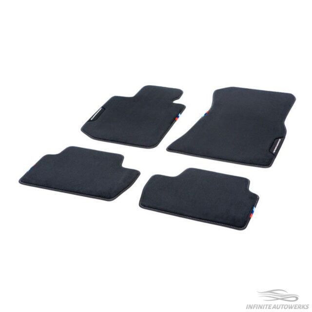 IAW M Performance Style Floor Mat Set - Black - G20 330i/M340i, G80 M3, G26 430i/M440i GC