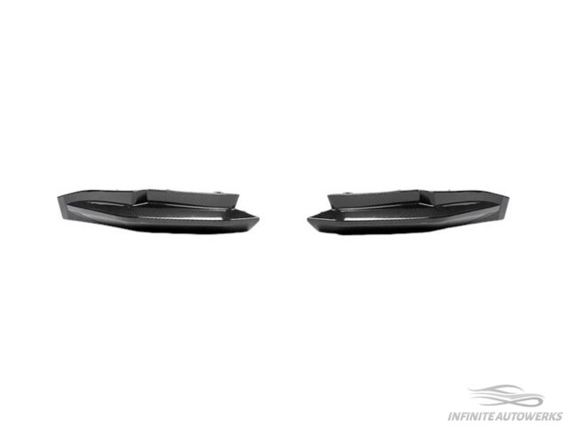 IAW CARBON - REAR BUMPER SPLITTER SET OEM Style – BMW G8X M3 M4