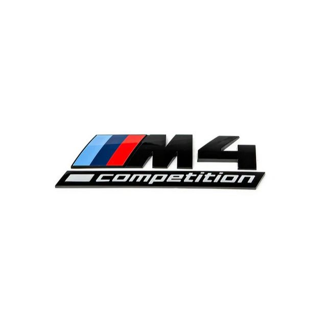 GENUINE OEM BMW G82 M4 Competition Emblem  – GLOSS BLACK