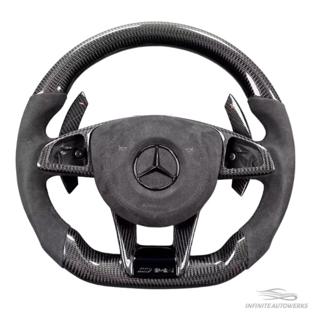 IAW Carbon - Flat Bottom Steering Wheel - Mercedes AMG 2014-2019
