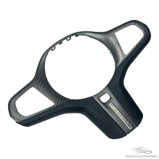 IAW Carbon - BMW G2X G4X G8X MP Style Matte Carbon Fiber Steering Wheel Trim