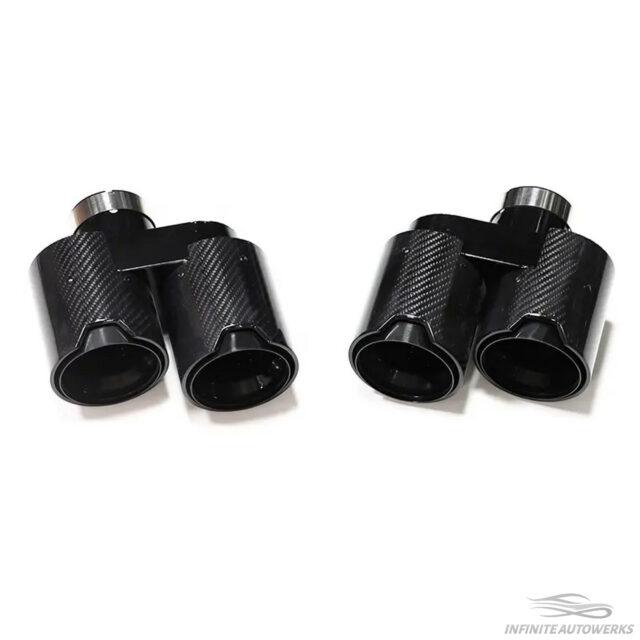 BMW M Style G2X 330 Quad Exhaust Tips - Clamp On