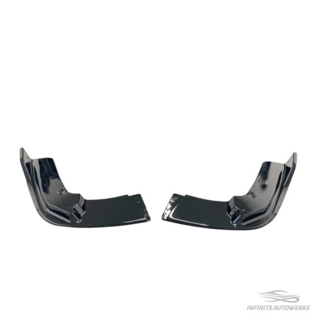 BMW G20 3-SERIES LCI 330i M340I REAR BUMPER SIDE SPLITTERS – Gloss Black
