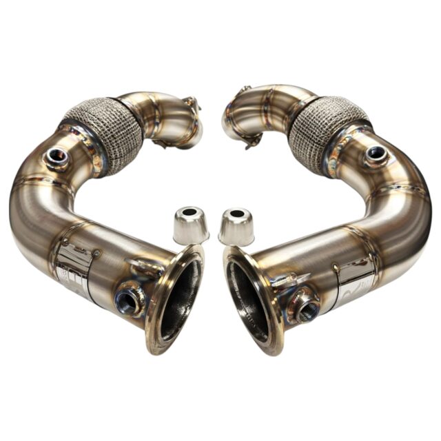 Evolution Racewerks Competition Series Catless Primary Downpipes for S68 Engine 2024+ BMW X5M X6M F95 F96 XM X7 M60 (G Chassis)