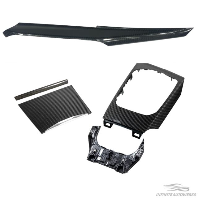 IAW Carbon - BMW LCI II 2025+ G20 G22 G26 G42 G80 G82 G87 Gloss Carbon Fiber Interior Trim Kit (Clip-In & Stick-On Hybrid)