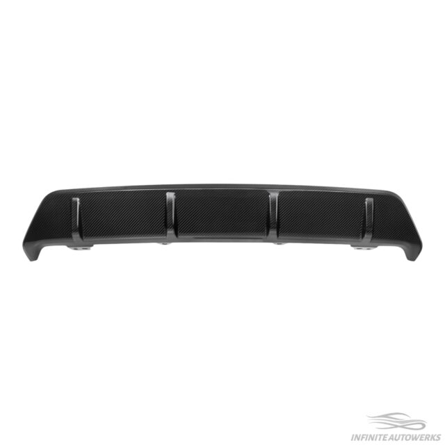 IAW Carbon – BMW G06 LCI MP Style Rear Diffuser Insert – Dry Carbon Fiber